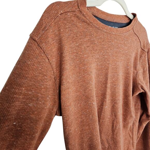 01 Algo Performance Shirt Long Sleeve T Shirt Men M Orange Athletic T Shirt Mens - Picture 5 of 8